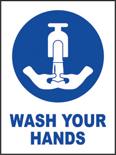 SAFETY SIGN (SAV) | Wash Your Hands